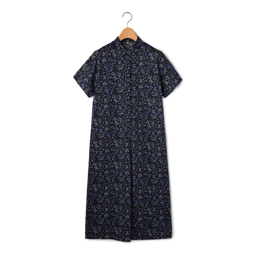 LIBERTYプリントBlue Honeyワンピース