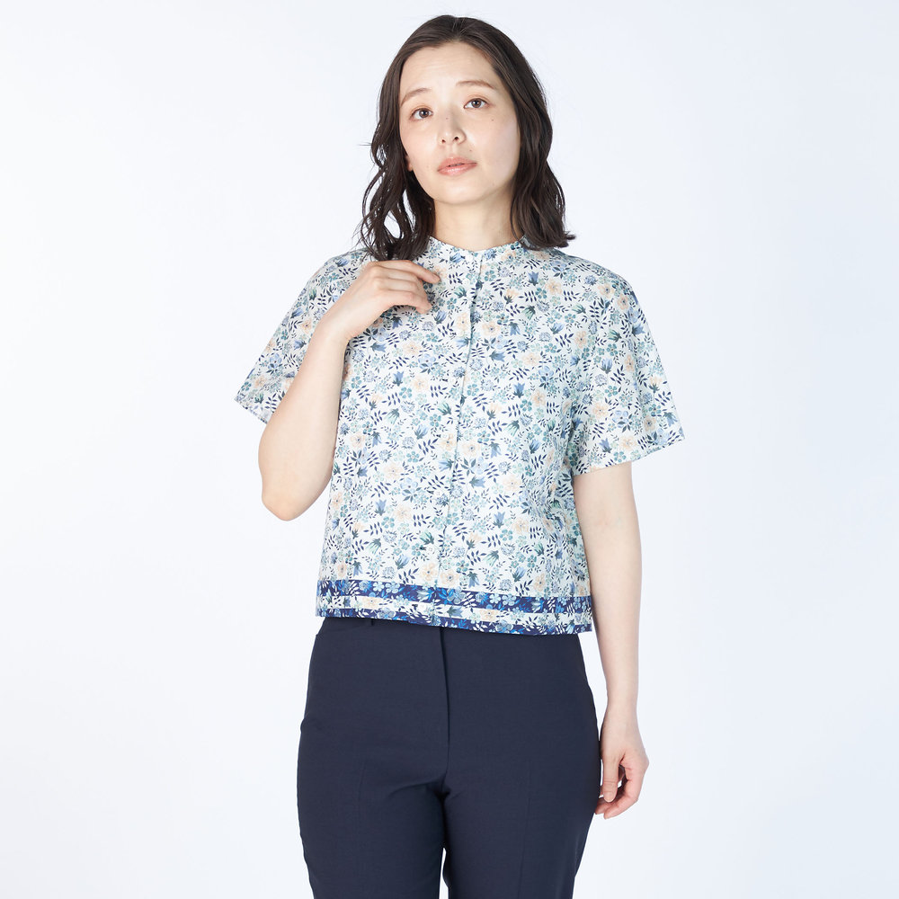 Anniversary Edenham Liberty Print Half Sleeve Blouse